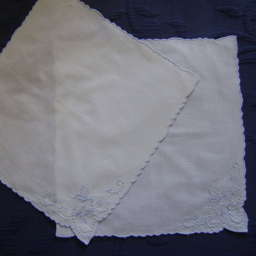 Vintage Embroidered Napkins